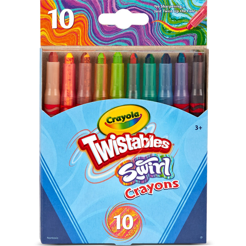 Crayola Swirl Mini Twistables Crayons 10Pk