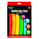 Sensory Sprouts Rainbow Pull Pipes Set of 6