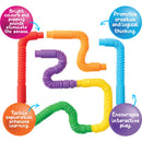 Sensory Sprouts Rainbow Pull Pipes Set of 6
