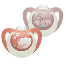 Nuk First Choice Soother Night 6-18m 2 Pack - Asst