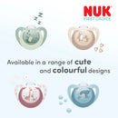 Nuk First Choice Soother Night 6-18m 2 Pack - Asst