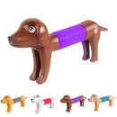 Kids Dog light Up - Stretchy Toy - 12cm