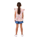 Radicool Kids | Chambray Frill Short - Blue