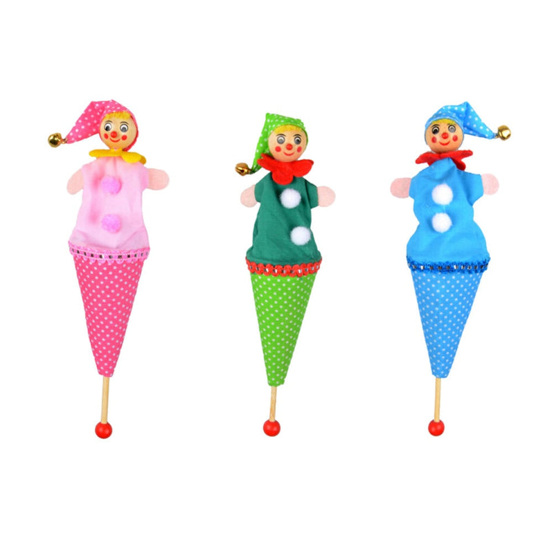 1Pcs Hand Puppet telescopic stick doll  (Assorted )