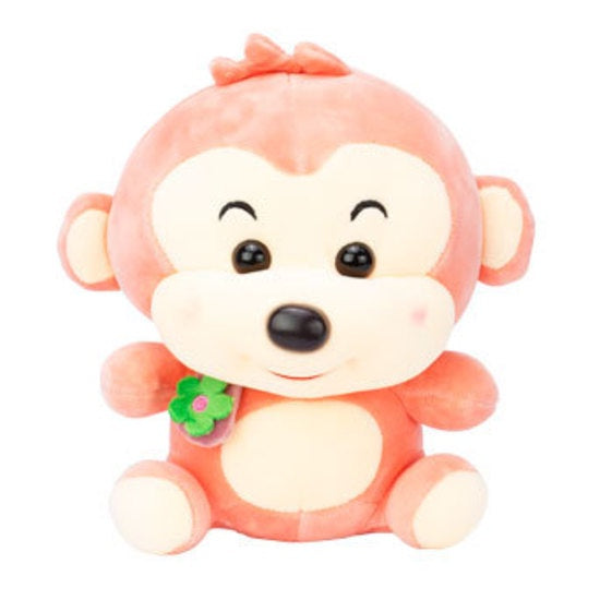 Monkey - Peach Soft Toy 25cm
