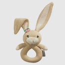 Living Textiles | Knit Ring Rattle - Amelia the Bunny