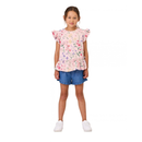Radicool Kids | Chambray Frill Short - Blue