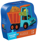 Crocodile Creek: Construction Crocodile Mini Puzzle - 12pc