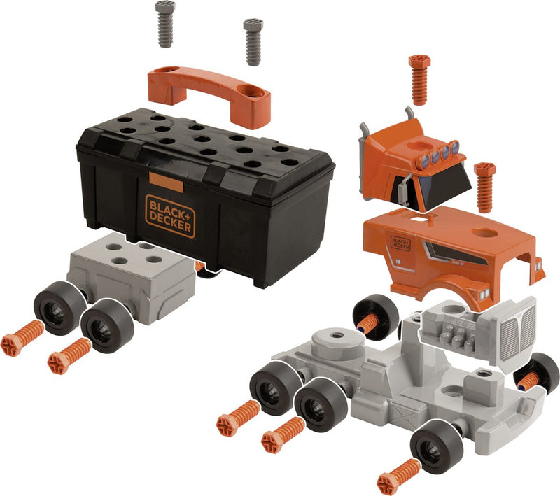 Smoby - Black & Decker - Bricolo Truck - Crane - Toolbox - Truck