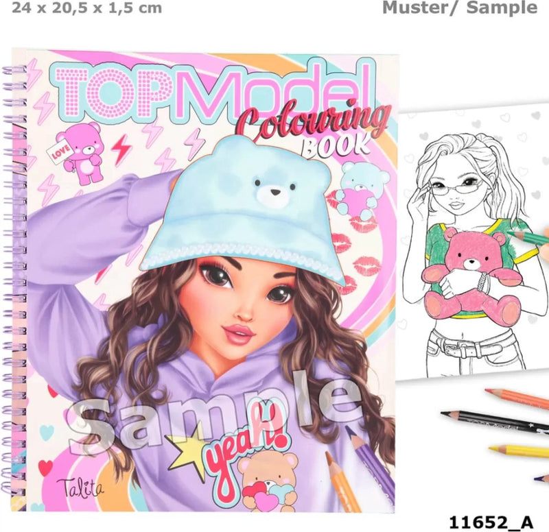 TopModel | Colouring Book - Teddy Cool