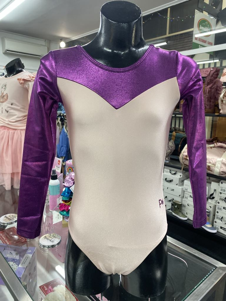 GY345-3 Pink/Violet Leotard