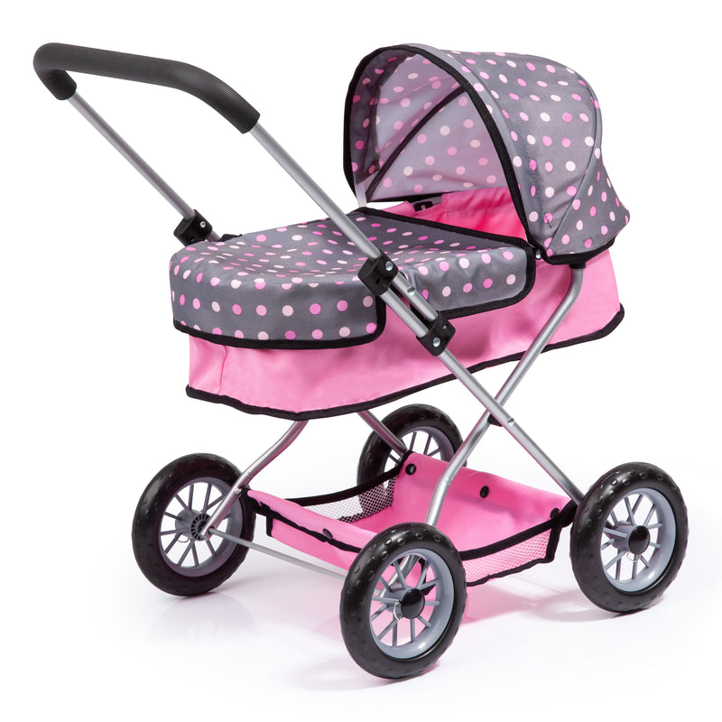 BAYER | SMARTY DOLLS PRAM - Pink & Grey RRP $129.99