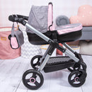 Bayer | Limited Style PRAM WITH HANDBAG - Pink & Grey RRP $199.99