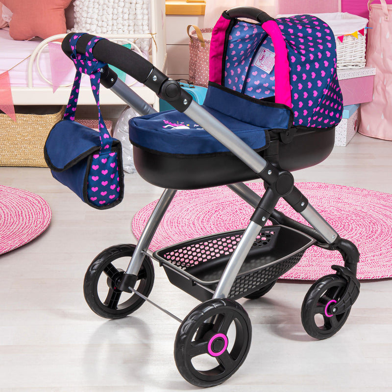 Bayer | STYLE  PRAM WITH HANDBAG - Navy RRP $199.99