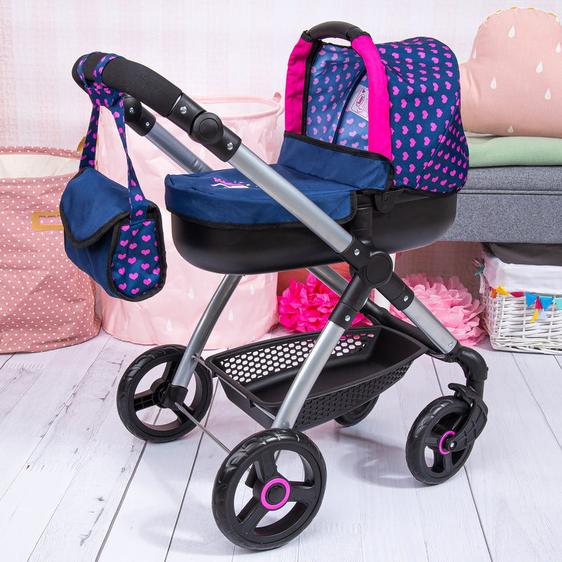 Bayer | STYLE  PRAM WITH HANDBAG - Navy RRP $199.99