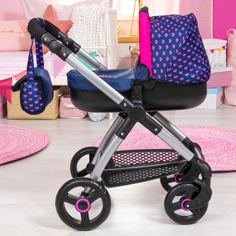 Bayer | STYLE  PRAM WITH HANDBAG - Navy RRP $199.99