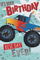 Deluxe | Happy Birthday best day Ever Card - Male