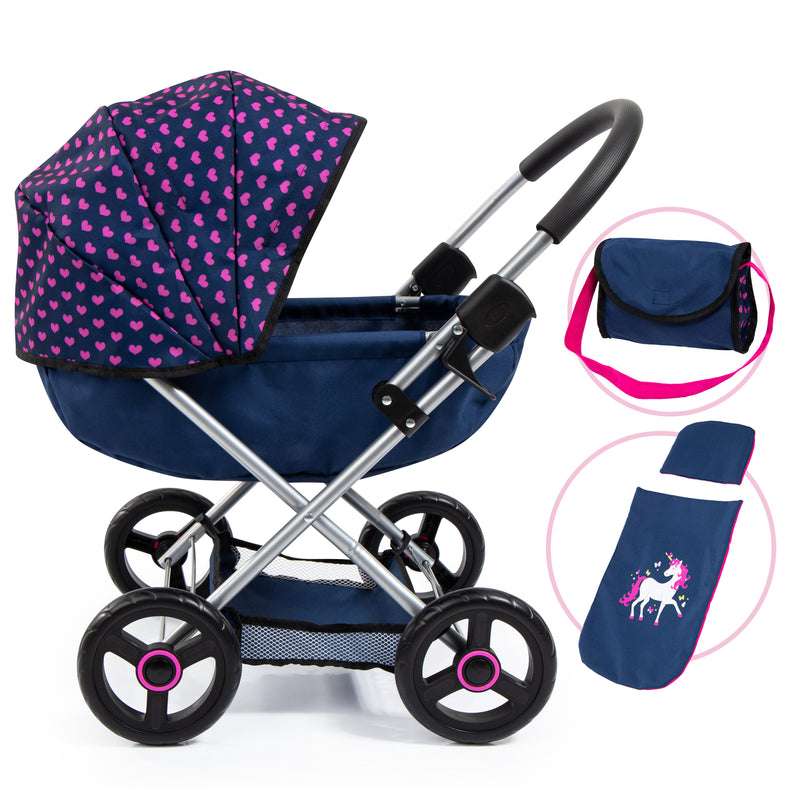 Bayer | Cosy Dolls Pram - Navy RRP $149.99