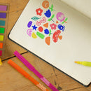 Bazic | Fine Line 12 Classic Colors Washable Markers