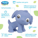 Playgro Eco Play Natural Rubber Pooky Puppy Purple