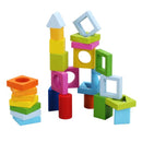 classic World | Geometric Blocks - 28pcs Construction Toy & Puzzle RRP $48.00