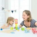 classic World | Geometric Blocks - 28pcs Construction Toy & Puzzle RRP $48.00