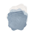 Little Bamboo Towelling Washer 10pk - Retro Blue