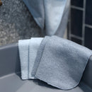 Little Bamboo Towelling Washer 10pk - Retro Blue