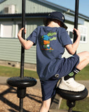Band Of Boys | Blue Wash Croc Skater Tee