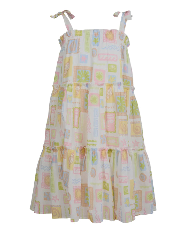 Eve Girl | Matisse Tiered Mini Dress (3-7) - Print