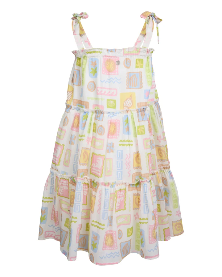 Eve Girl | Matisse Tiered Mini Dress (3-7) - Print