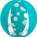 1 pce Daisy Beach Ball 50cm