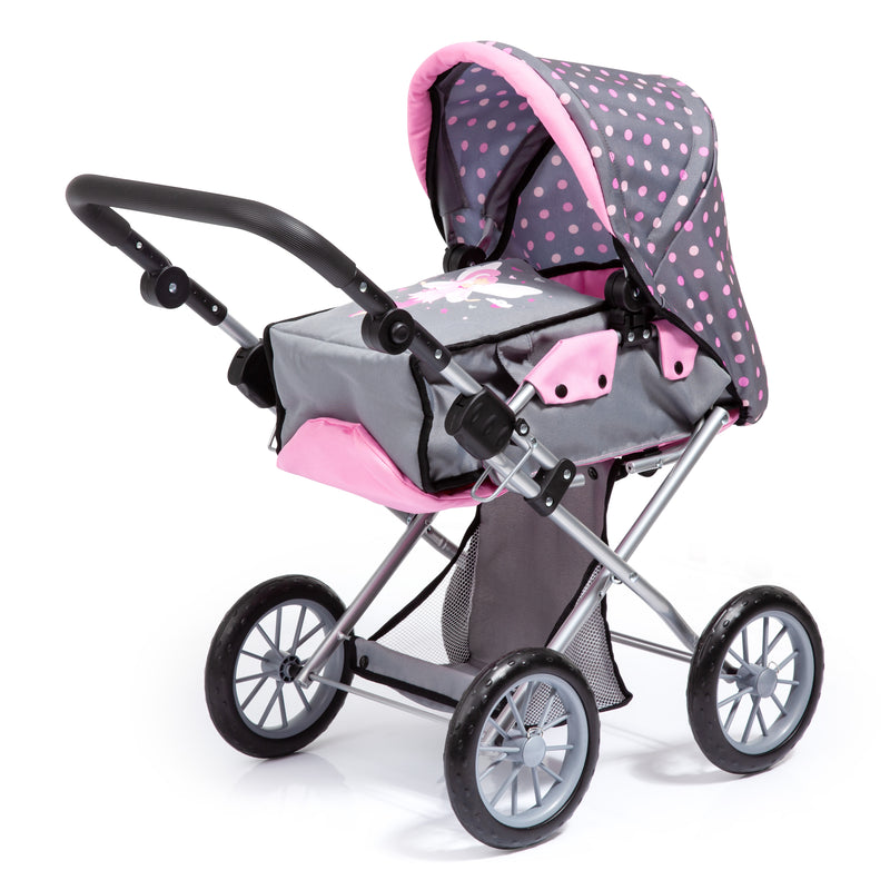 Bayer | Limited City Star Pram - Grey & Pink