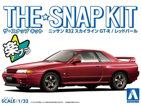 Aoshima | Snap Kit Nissan R32 Skyline GT-R / Red Pearl