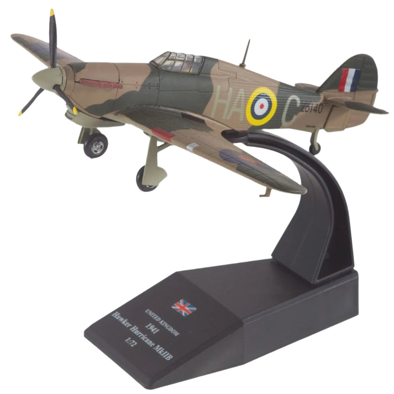 RAF Hawker Hurricane MK HB 1941 Scale 1:72 Die-cast Model