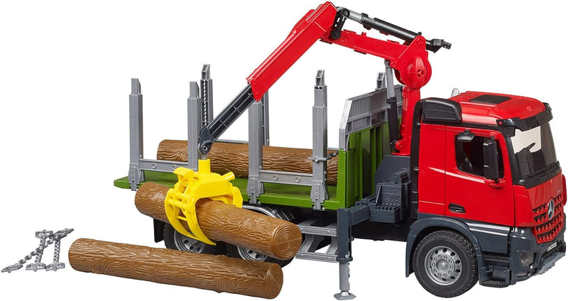 Bruder | MB Arocs Timber Truck w loading crane