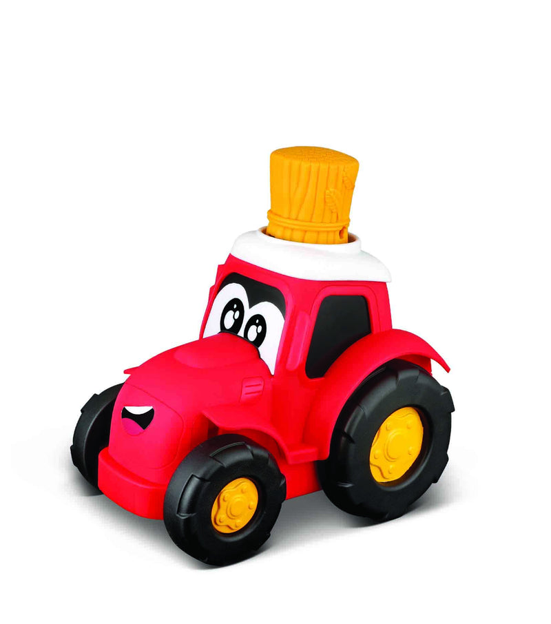BB Junior: Press & Go Farm Tractor Red