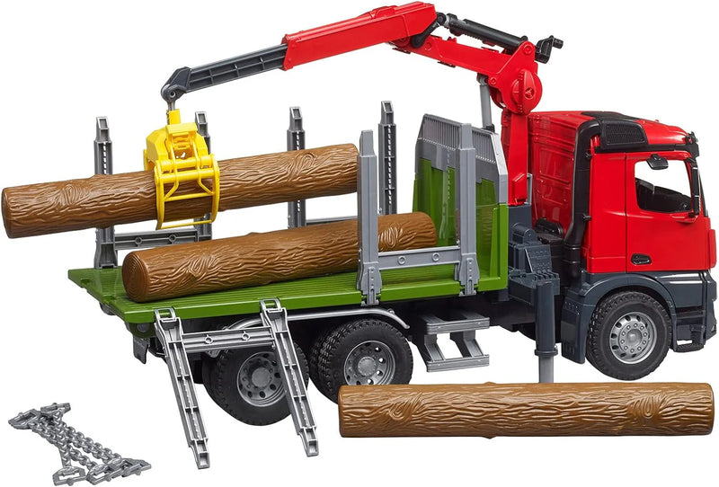 Bruder | MB Arocs Timber Truck w loading crane