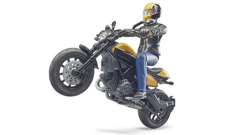 Bruder Scrambler Ducati Cafe Racer with Rider RRP $69.99