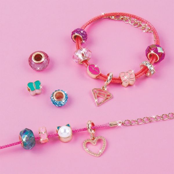 Make it Real - Pretty in Pink Halo Charm Bracelet Kit