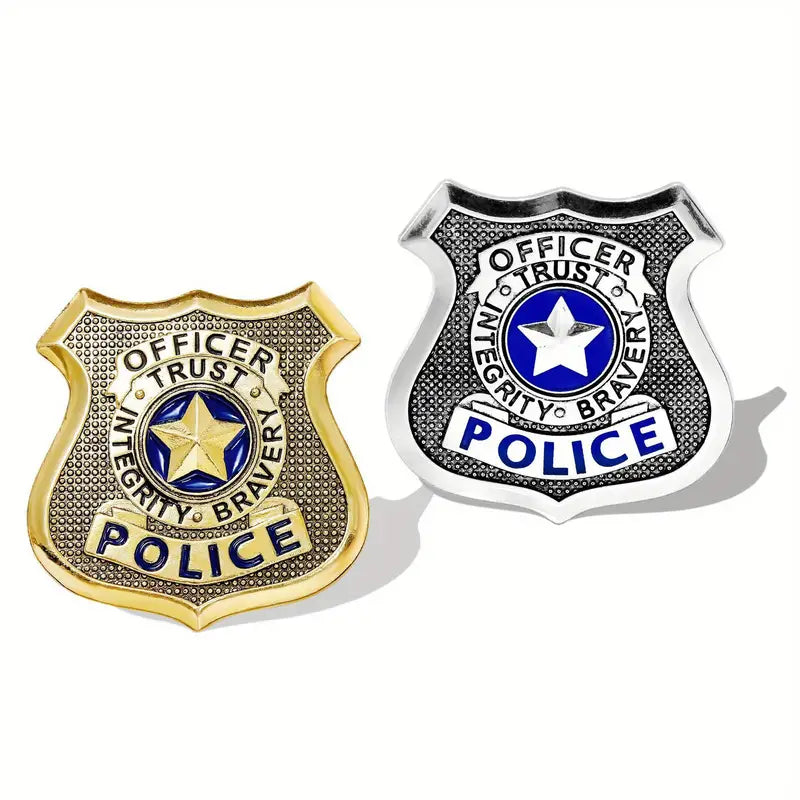 Police Bravery Badge - Silver