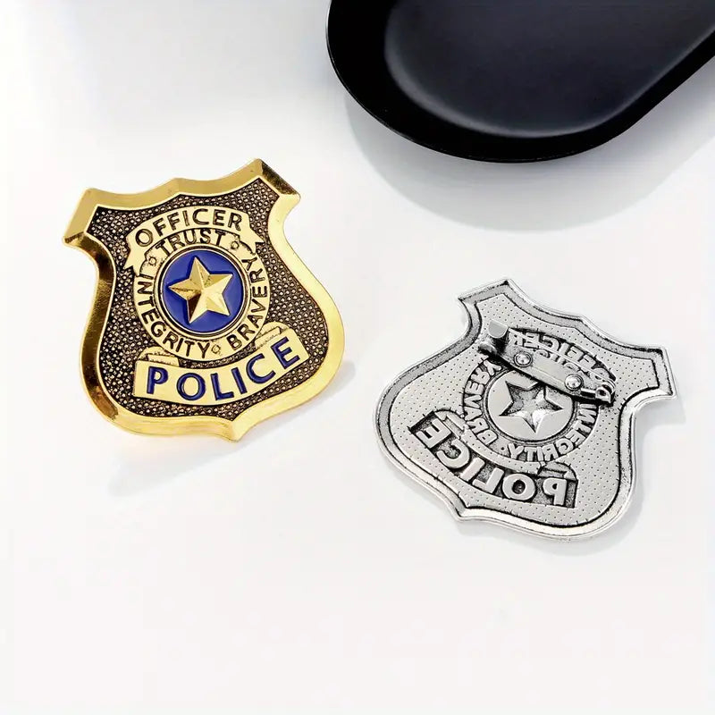 Police Bravery Badge - Silver