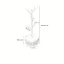 360-Degree Rotating Jewelry Organizer - Necklace & Earring Display Stand