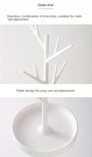 360-Degree Rotating Jewelry Organizer - Necklace & Earring Display Stand