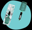 No Nasties | Slick Kids Detangler Kids Hair Brush - Green