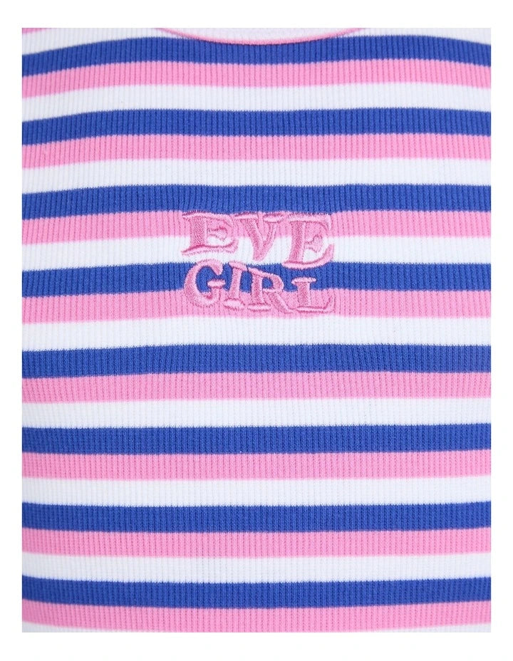 Eve Girl | Girls Aths Rib Tank Top in Multi