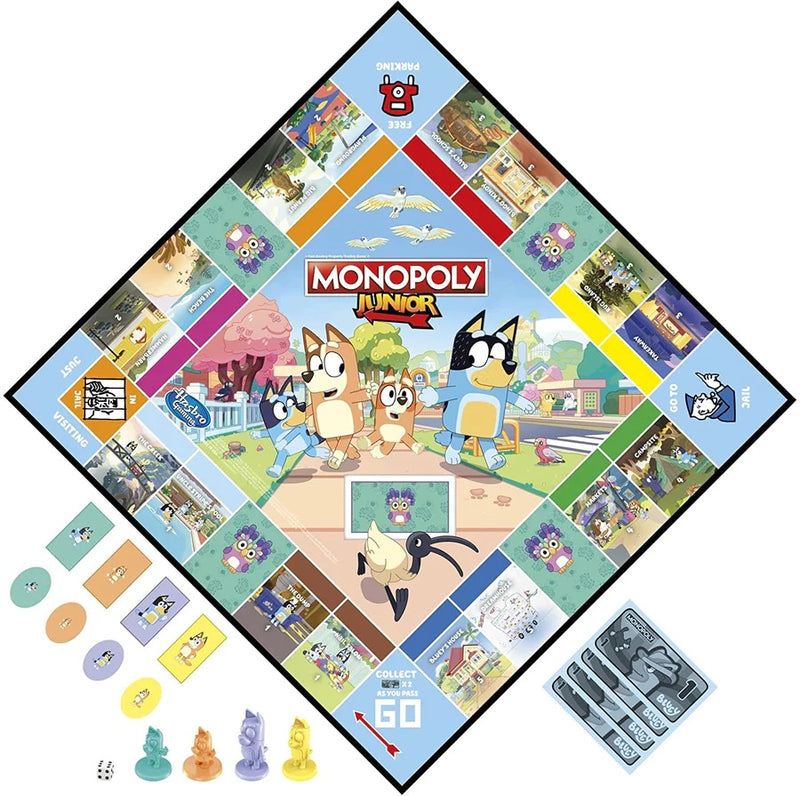 Monopoly Junior: Bluey - Board Game