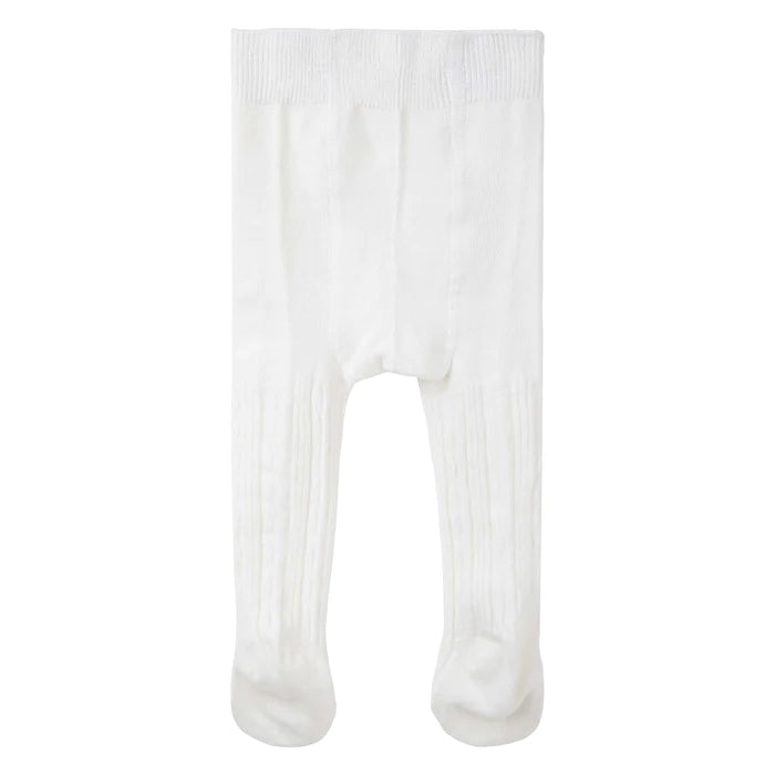 Designer Kidz | Baby Cable Knit Tights Cream