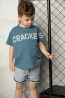 Jet Cracked Soda Tee - Teal