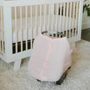 Muslin Car Seat Canopy V2  - Rose Petal